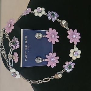 Kurt Geiger Flower Jewelry Set